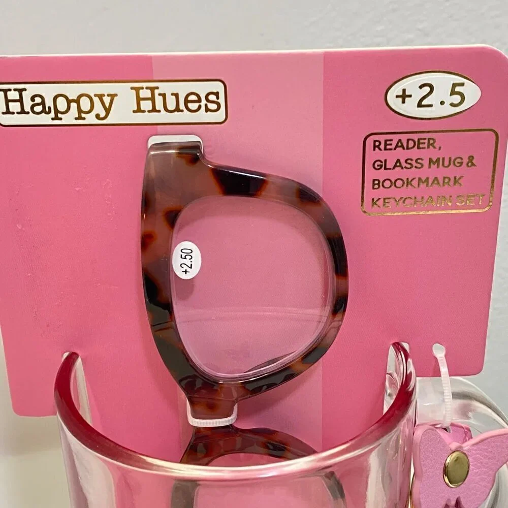 NEW Happy Hues Book Warm Mug Combo Set in Pink